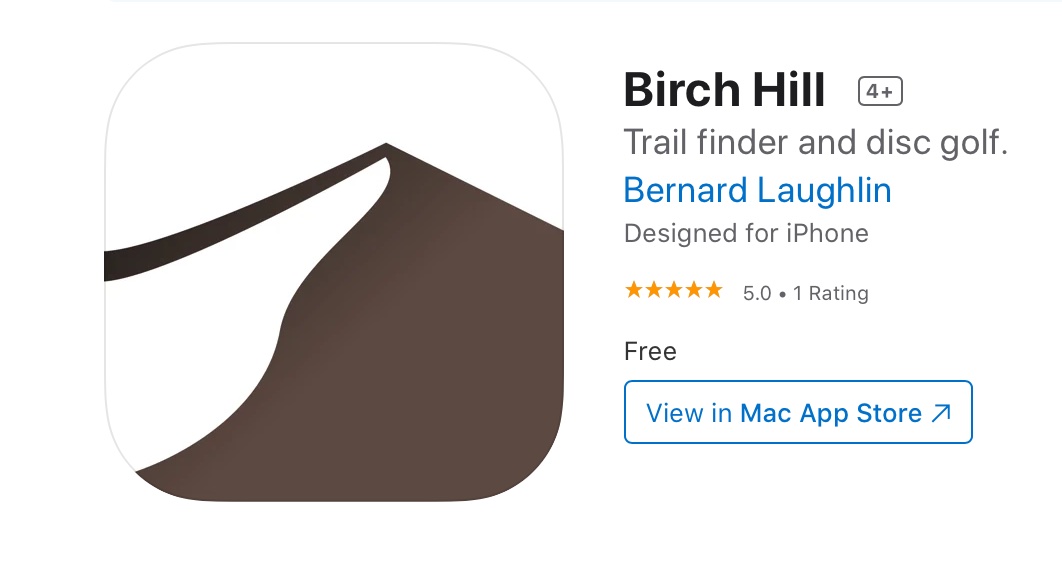 Birch Hill App Screen