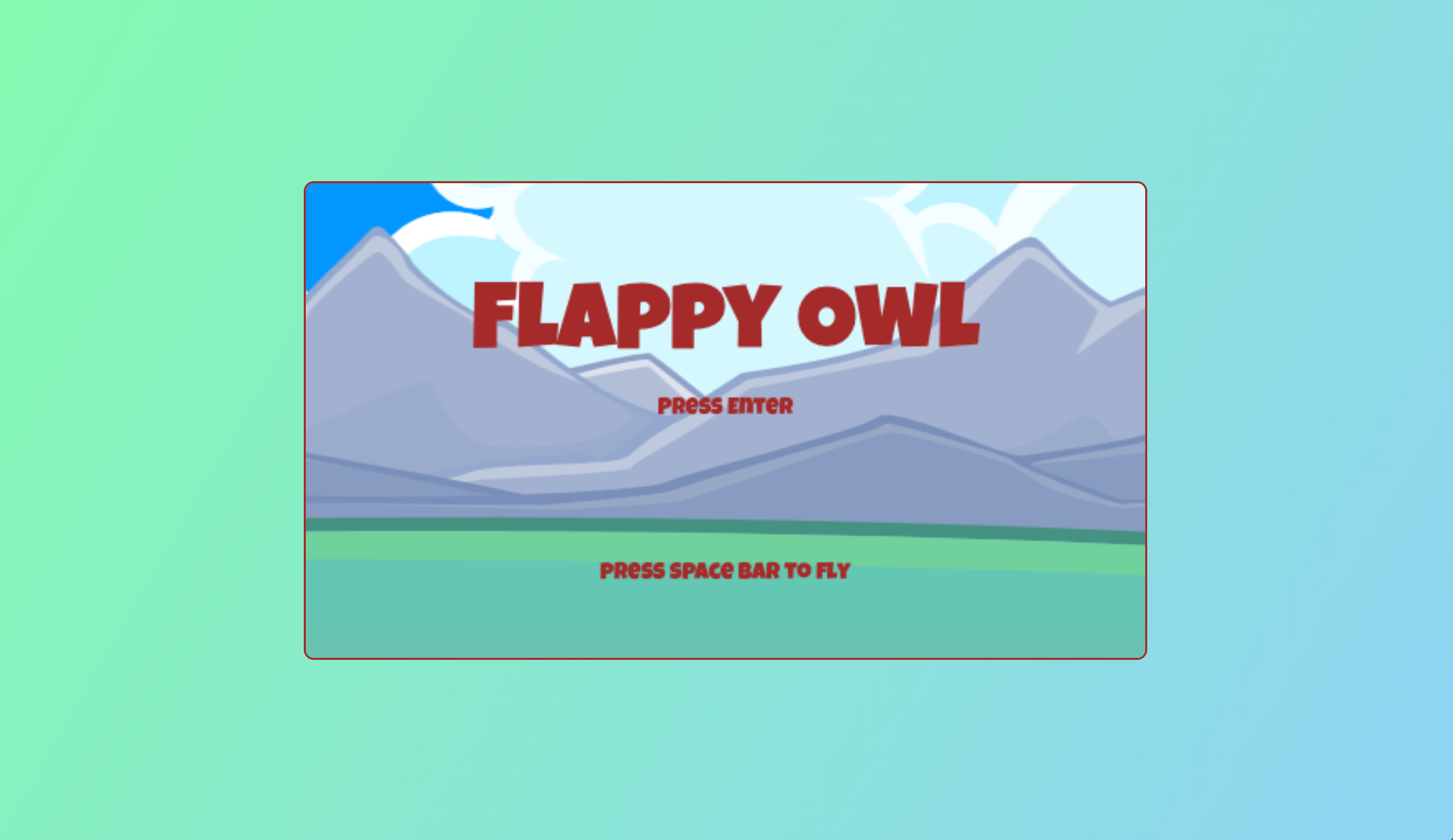 Flappy Owl Screen
