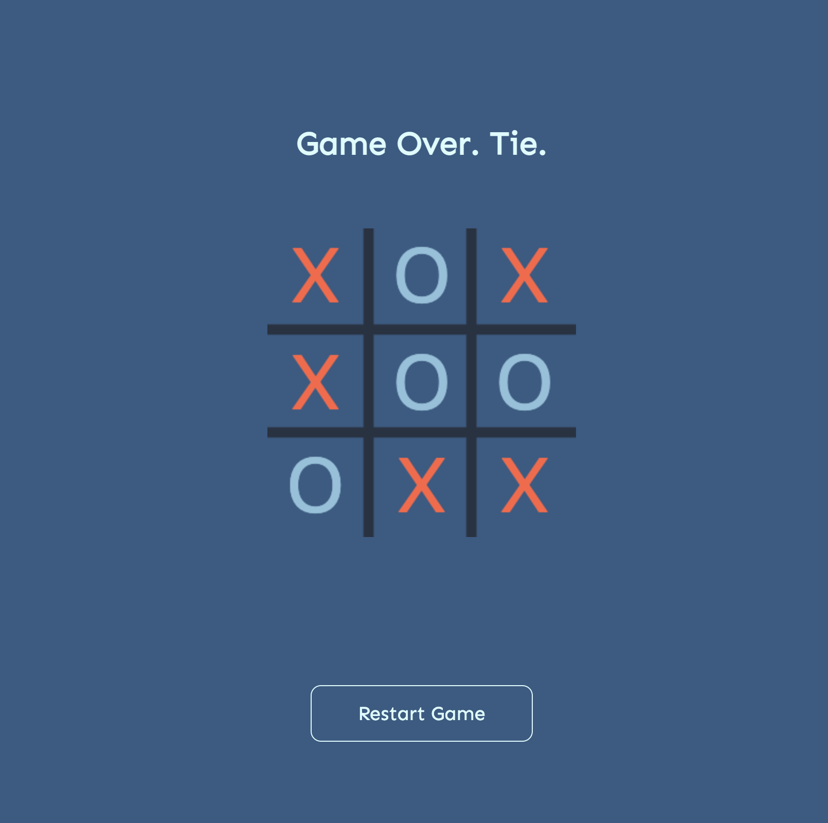 Tic-Tac-Toe Screen